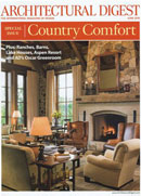June 2010 Issue of Architectural Digest featuring Mossy Creek Stables and Elite Barn Structures of Temple NH